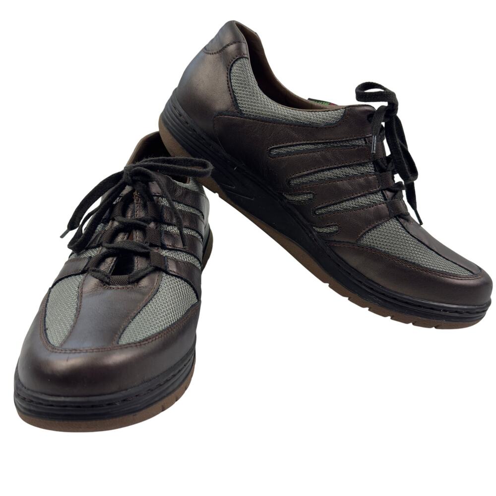Sano By Mephisto Escape Air Bronze Leather Rocking Fitness Shoes Women's 10.5